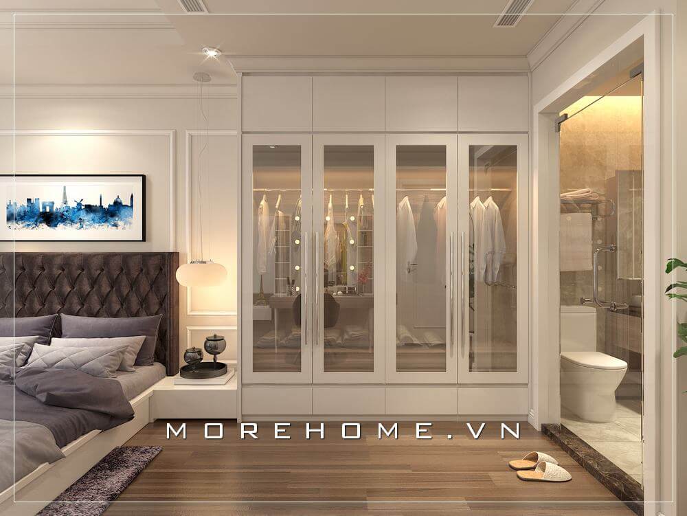 Tủ áo cánh mở hiện đại